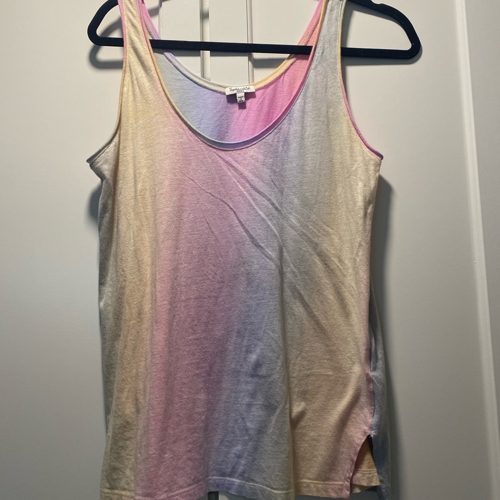Splendid Cotton Candy Rainbow Tank